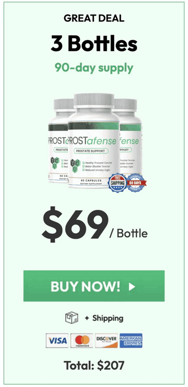 ProstAfense-3-bottle - order-now-( Ninety Days Supply) - image